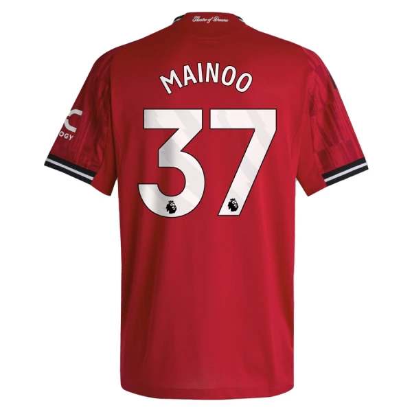 Manchester United Mainoo 37 Hjemmebanetrøje 25/26 Manchester United Mainoo 37 Hjemmebanetrøje 25/26