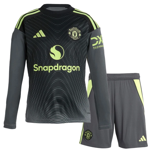 Manchester United Målmand Hjemmebanetrøje Barn 25/26 Langærmet Manchester United Målmand Hjemmebanetrøje Barn 25/26 Langærmet