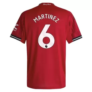 Manchester United Martinez 6 Hjemmebanetrøje 25/26