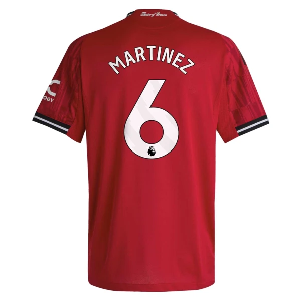 Manchester United Martinez 6 Hjemmebanetrøje 25/26 Manchester United Martinez 6 Hjemmebanetrøje 25/26