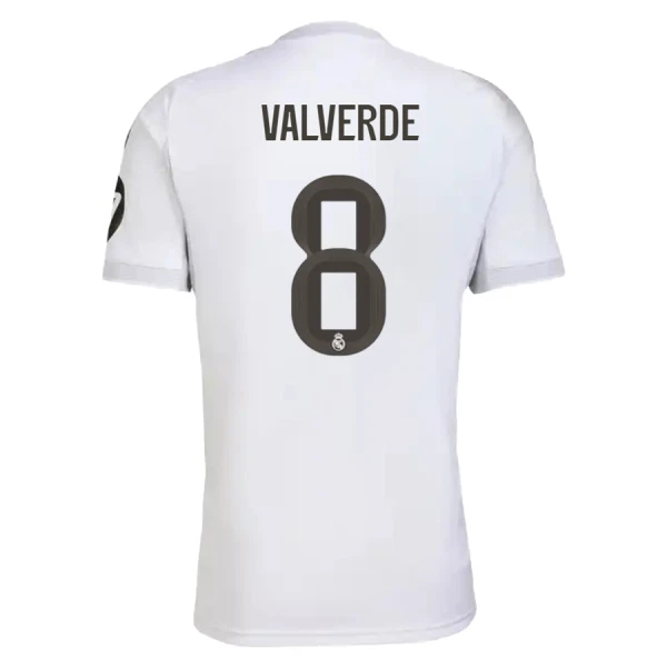 Real Madrid Federico Valverde 8 Hjemmebanetrøje 25/26 Real Madrid Federico Valverde 8 Hjemmebanetrøje 25/26