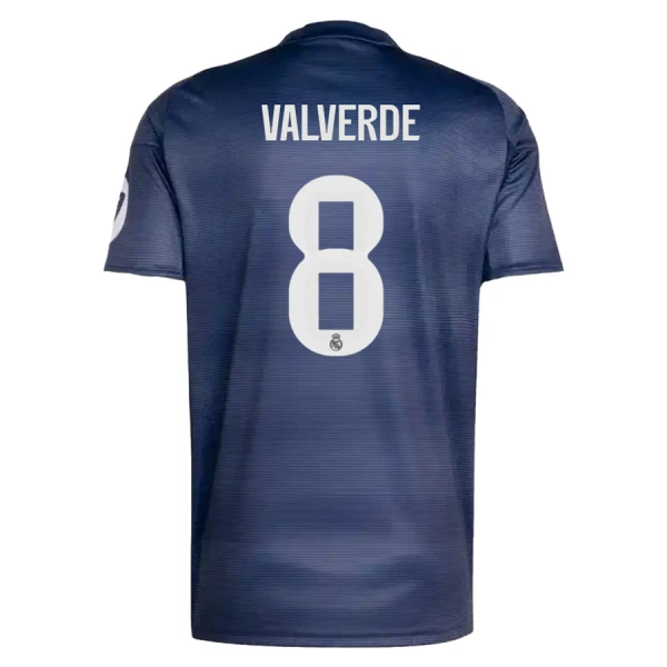 Real Madrid Federico Valverde 8 Udebanetrøje 25/26 Real Madrid Federico Valverde 8 Udebanetrøje 25/26