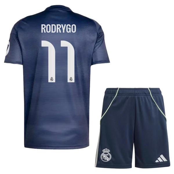 Real Madrid Rodrygo Goes 11 Udebanetrøje Barn 25/26 Real Madrid Rodrygo Goes 11 Udebanetrøje Barn 25/26