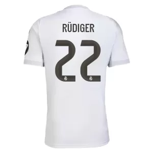 Real Madrid Rudiger 22 Hjemmebanetrøje 25/26