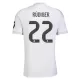 Real Madrid Rudiger 22 Hjemmebanetrøje 25/26 Real Madrid Rudiger 22 Hjemmebanetrøje 25/26