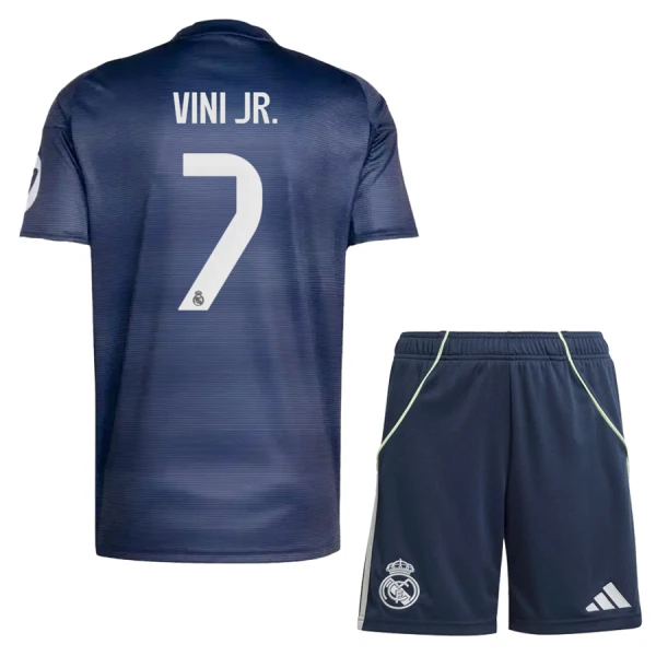 Real Madrid Vinicius Junior 7 Udebanetrøje Barn 25/26 Real Madrid Vinicius Junior 7 Udebanetrøje Barn 25/26