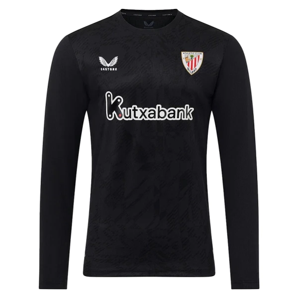 Athletic Bilbao Målmand Trøje 25/26 Langærmet Sort Athletic Bilbao Målmand Trøje 25/26 Langærmet Sort