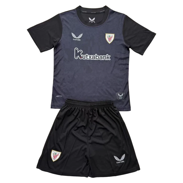 Athletic Bilbao Målmand Trøje Barn 25/26 Sort Athletic Bilbao Målmand Trøje Barn 25/26 Sort