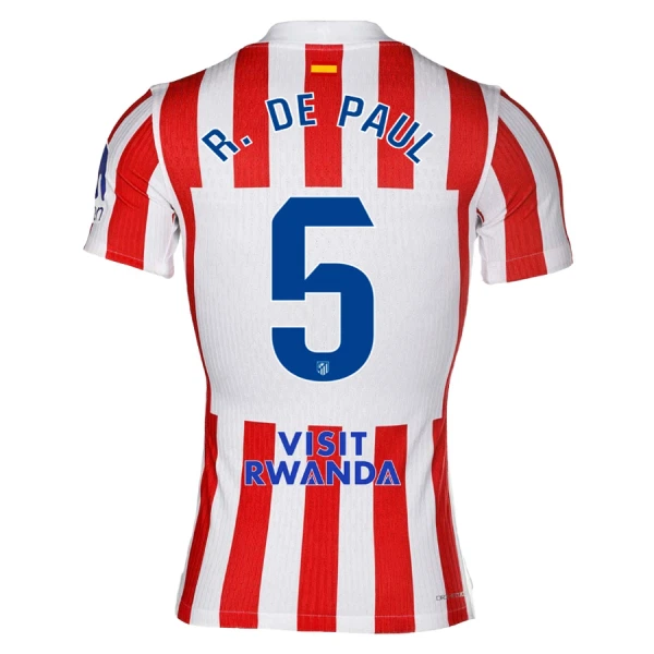 Atlético Madrid Rodrigo de Paul 5 Hjemmebanetrøje 25/26 Atlético Madrid Rodrigo de Paul 5 Hjemmebanetrøje 25/26