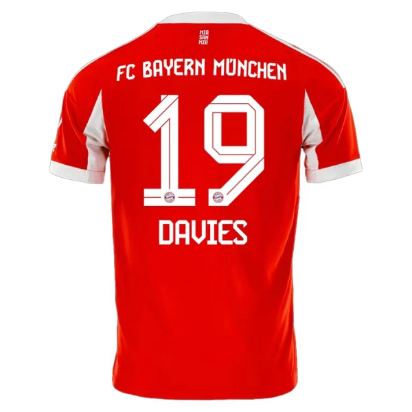 FC Bayern München Alphonso Davies 19 Hjemmebanetrøje 25/26 FC Bayern München Alphonso Davies 19 Hjemmebanetrøje 25/26
