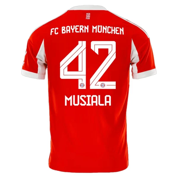 FC Bayern München Jamal Musiala 42 Hjemmebanetrøje 25/26 FC Bayern München Jamal Musiala 42 Hjemmebanetrøje 25/26