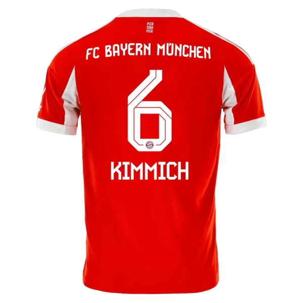 FC Bayern München Joshua Kimmich 6 Hjemmebanetrøje 25/26 FC Bayern München Joshua Kimmich 6 Hjemmebanetrøje 25/26