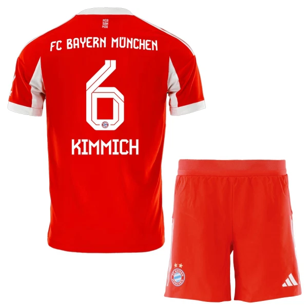 FC Bayern München Joshua Kimmich 6 Hjemmebanetrøje Barn 25/26 FC Bayern München Joshua Kimmich 6 Hjemmebanetrøje Barn 25/26