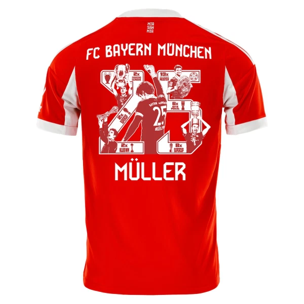 FC Bayern München Thomas Müller 25 Hjemmebanetrøje 25/26 Speciel