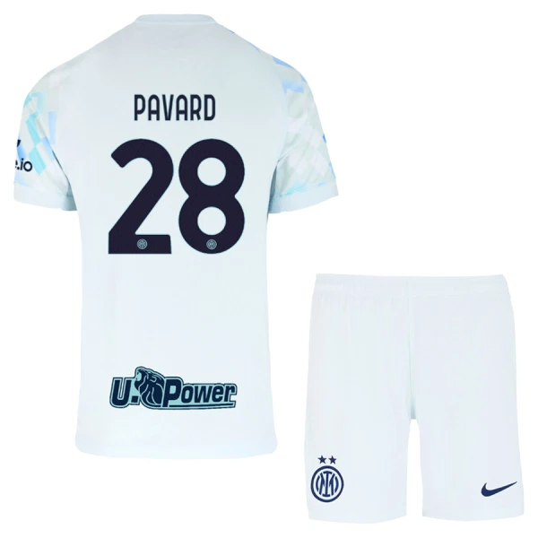 Inter Milan Pavard 28 Udebanetrøje Barn 25/26 Inter Milan Pavard 28 Udebanetrøje Barn 25/26