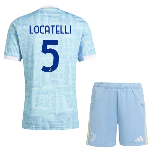 Juventus Locatelli 5 Udebanetrøje Barn 25/26 Juventus Locatelli 5 Udebanetrøje Barn 25/26