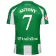 Real Betis Antony Santos 7 Hjemmebanetrøje 25/26 Real Betis Antony Santos 7 Hjemmebanetrøje 25/26