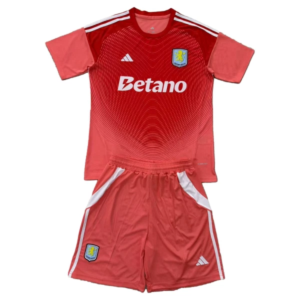 Aston Villa Målmand Trøje Barn 25/26 Rød Aston Villa Målmand Trøje Barn 25/26 Rød