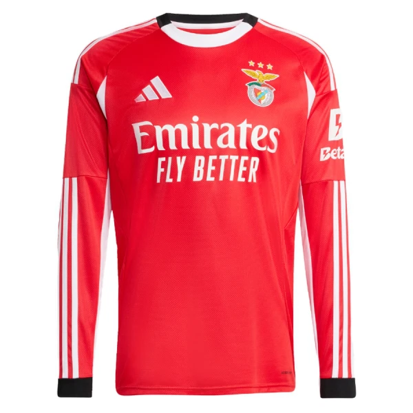 SL Benfica Hjemmebanetrøje 25/26 Langærmet SL Benfica Hjemmebanetrøje 25/26 Langærmet