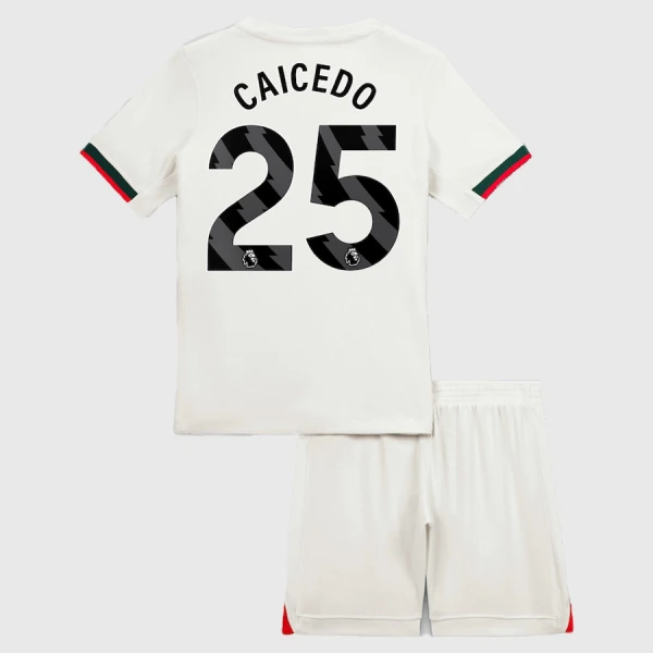 Chelsea Caicedo 25 Udebanetrøje Barn 25/26 Chelsea Caicedo 25 Udebanetrøje Barn 25/26