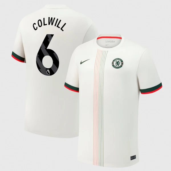 Chelsea Colwill 6 Udebanetrøje 25/26 Chelsea Colwill 6 Udebanetrøje 25/26