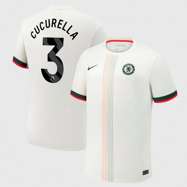 Chelsea Cucurella 3 Udebanetrøje 25/26 Chelsea Cucurella 3 Udebanetrøje 25/26