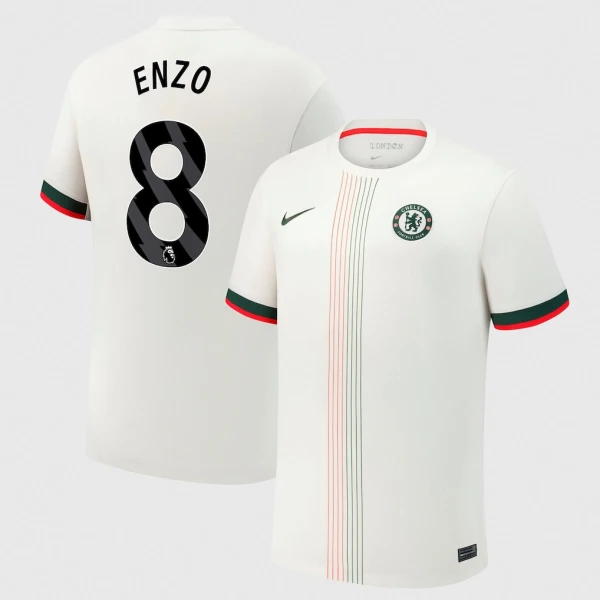 Chelsea Enzo Fernández 8 Udebanetrøje 25/26 Chelsea Enzo Fernández 8 Udebanetrøje 25/26