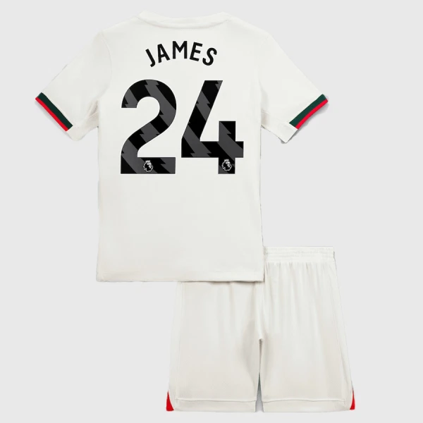 Chelsea James 24 Udebanetrøje Barn 25/26 Chelsea James 24 Udebanetrøje Barn 25/26