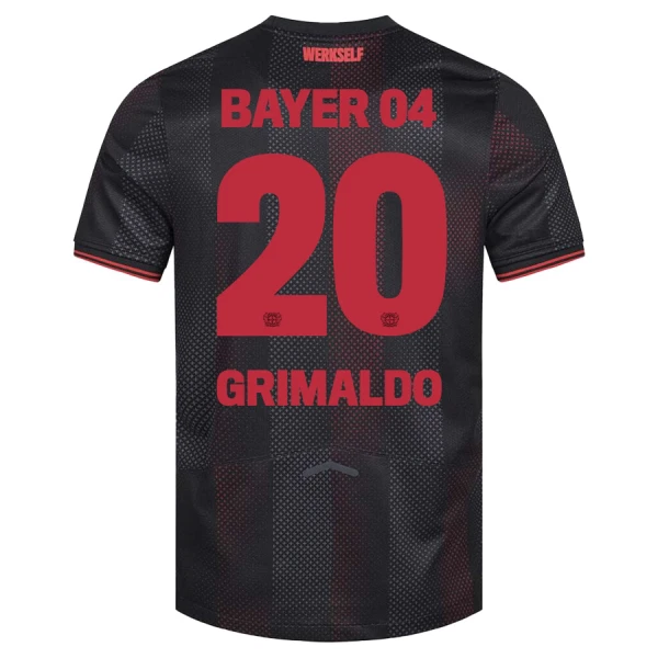 Bayer 04 Leverkusen Alejandro Grimaldo 20 Hjemmebanetrøje 25/26 Bayer 04 Leverkusen Alejandro Grimaldo 20 Hjemmebanetrøje 25/26