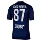 Paris Saint-Germain Joao Neves 87 Hjemmebanetrøje 25/26