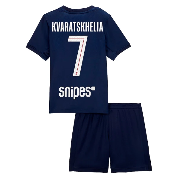 Paris Saint-Germain Kvaratskhelia 7 Hjemmebanetrøje Barn 25/26 Paris Saint-Germain Kvaratskhelia 7 Hjemmebanetrøje Barn 25/26