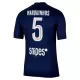 Paris Saint-Germain Marquinhos 5 Hjemmebanetrøje 25/26