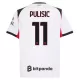 AC Milan Christian Pulišić 11 Udebanetrøje 25/26 AC Milan Christian Pulišić 11 Udebanetrøje 25/26