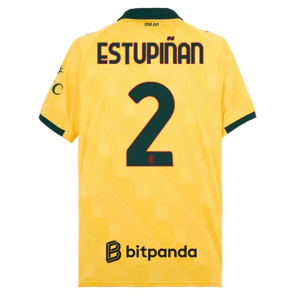 AC Milan Estupinan 2 3. trøje 25/26 AC Milan Estupinan 2 3. trøje 25/26