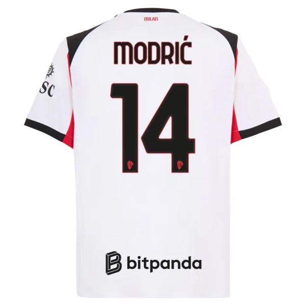 AC Milan Luka Modric 14 Udebanetrøje 25/26 AC Milan Luka Modric 14 Udebanetrøje 25/26