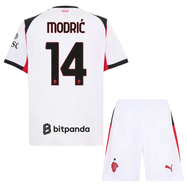 AC Milan Luka Modric 14 Udebanetrøje Barn 25/26 AC Milan Luka Modric 14 Udebanetrøje Barn 25/26