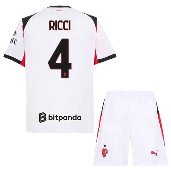 AC Milan Ricci 4 Udebanetrøje Barn 25/26