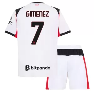 AC Milan Santiago Gimenez 7 Udebanetrøje Barn 25/26