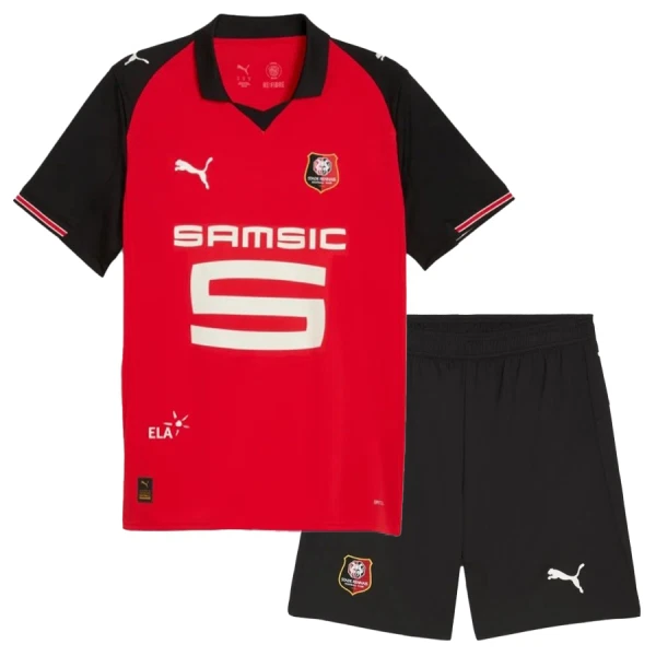 Stade Rennais Hjemmebanetrøje Barn 25/26 Stade Rennais Hjemmebanetrøje Barn 25/26