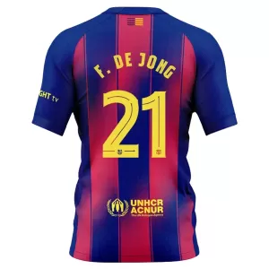 FC Barcelona Frenkie de Jong 21 Hjemmebanetrøje 25/26