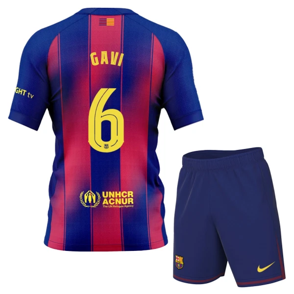 FC Barcelona Gavi 6 Hjemmebanetrøje Barn 25/26 FC Barcelona Gavi 6 Hjemmebanetrøje Barn 25/26