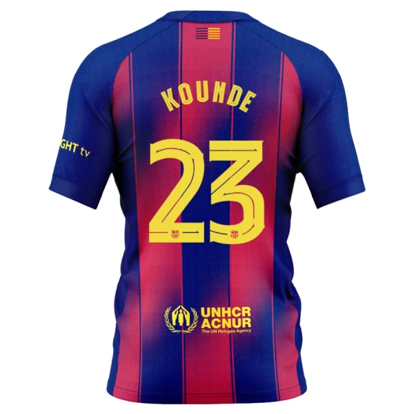 FC Barcelona Kounde 23 Hjemmebanetrøje 25/26 FC Barcelona Kounde 23 Hjemmebanetrøje 25/26