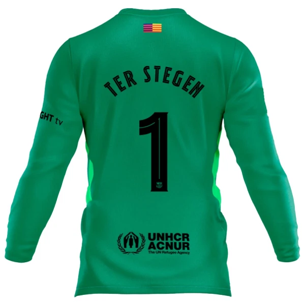 FC Barcelona Marc-André ter Stegen 1 Målmand Trøje 25/26 Langærmet FC Barcelona Marc-André ter Stegen 1 Målmand Trøje 25/26 Langærmet