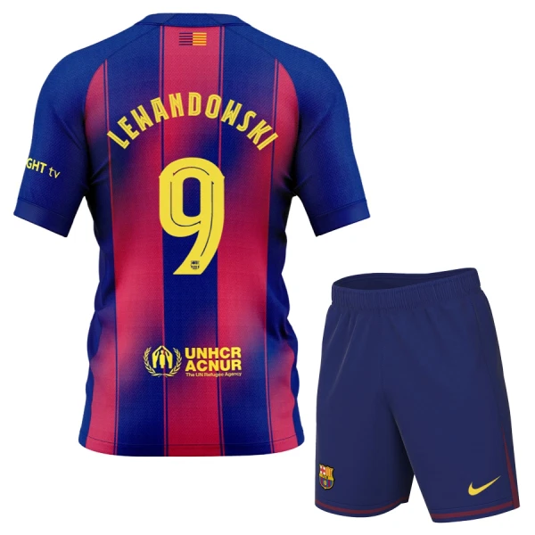 FC Barcelona Robert Lewandowski 9 Hjemmebanetrøje Barn 25/26 FC Barcelona Robert Lewandowski 9 Hjemmebanetrøje Barn 25/26