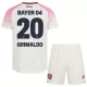 Bayer 04 Leverkusen Alejandro Grimaldo 20 Udebanetrøje Barn 25/26 Bayer 04 Leverkusen Alejandro Grimaldo 20 Udebanetrøje Barn 25/26