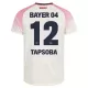 Bayer 04 Leverkusen Edmond Tapsoba 12 Udebanetrøje 25/26 Bayer 04 Leverkusen Edmond Tapsoba 12 Udebanetrøje 25/26