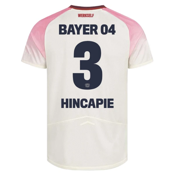 Bayer 04 Leverkusen Piero Hincapie 3 Udebanetrøje 25/26 Bayer 04 Leverkusen Piero Hincapie 3 Udebanetrøje 25/26