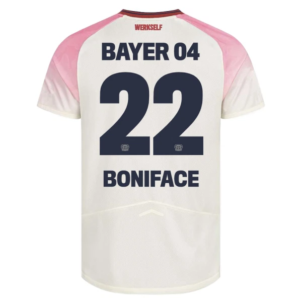 Bayer 04 Leverkusen Victor Boniface 22 Udebanetrøje 25/26 Bayer 04 Leverkusen Victor Boniface 22 Udebanetrøje 25/26