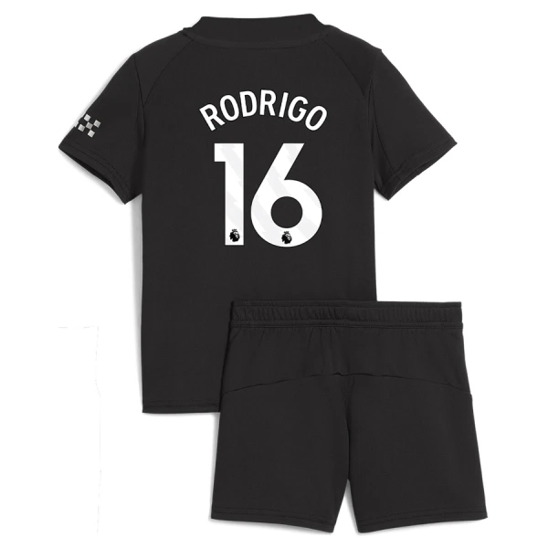 Manchester City Rodrigo Hernández 16 Udebanetrøje Barn 25/26 Manchester City Rodrigo Hernández 16 Udebanetrøje Barn 25/26