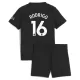 Manchester City Rodrigo Hernández 16 Udebanetrøje Barn 25/26 Manchester City Rodrigo Hernández 16 Udebanetrøje Barn 25/26